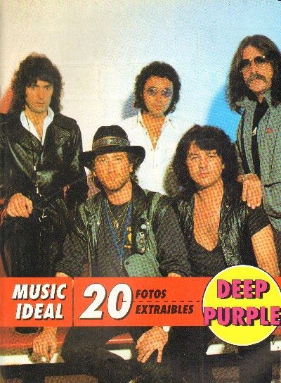 DEEP PURPLE. MUSIC IDEAL. 20 FOTOS EXTRAIBLES.