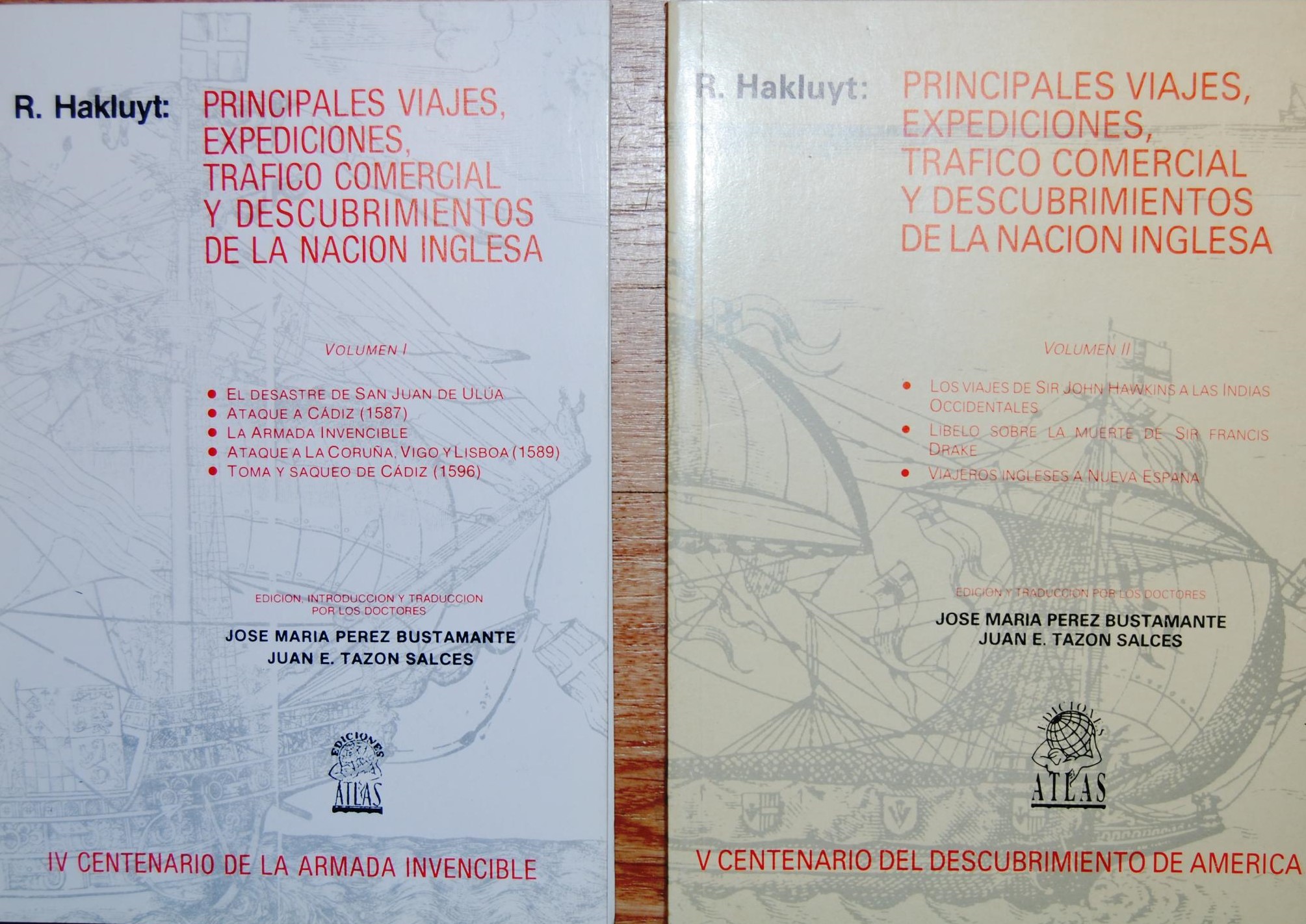 PRINCIPALES VIAJES, EXPEDICIONES, TRAFICO COMERCIAL Y DESCUBRIMIENTOS DE LA NACION INGLESA (2 Vols.)