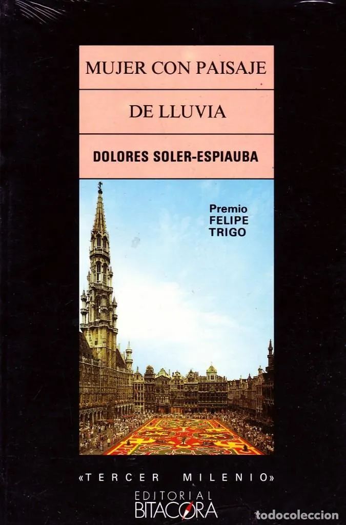 MUJER CON PAISAJE DE LLUVIA.