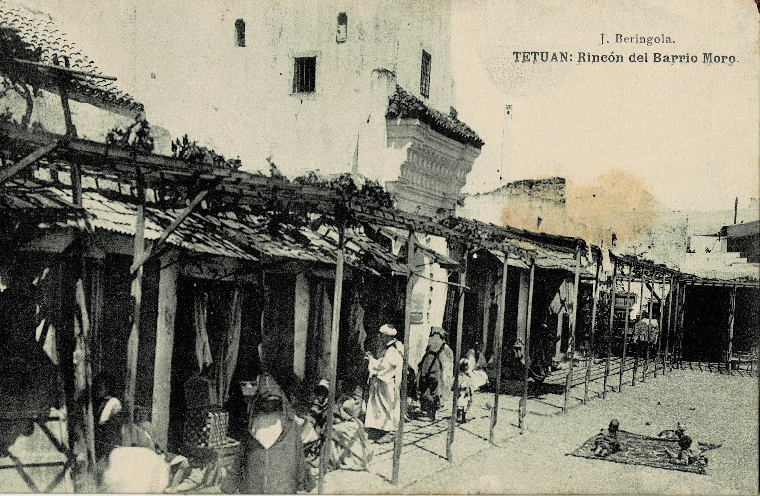 POSTAL DE TETUAN. RINCON DEL BARRIO MORO