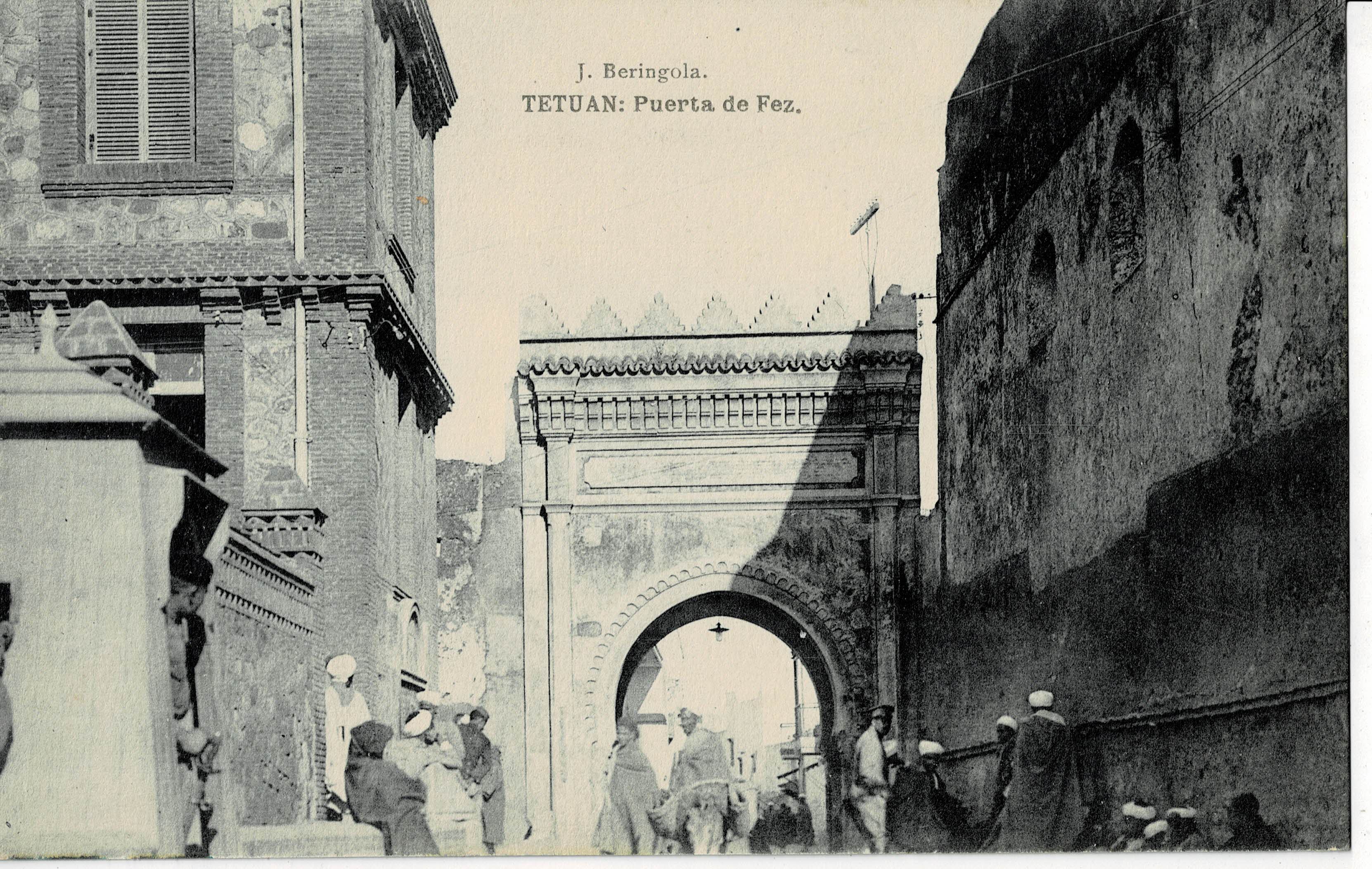 POSTAL DE TETUAN. PUERTA DE FEZ