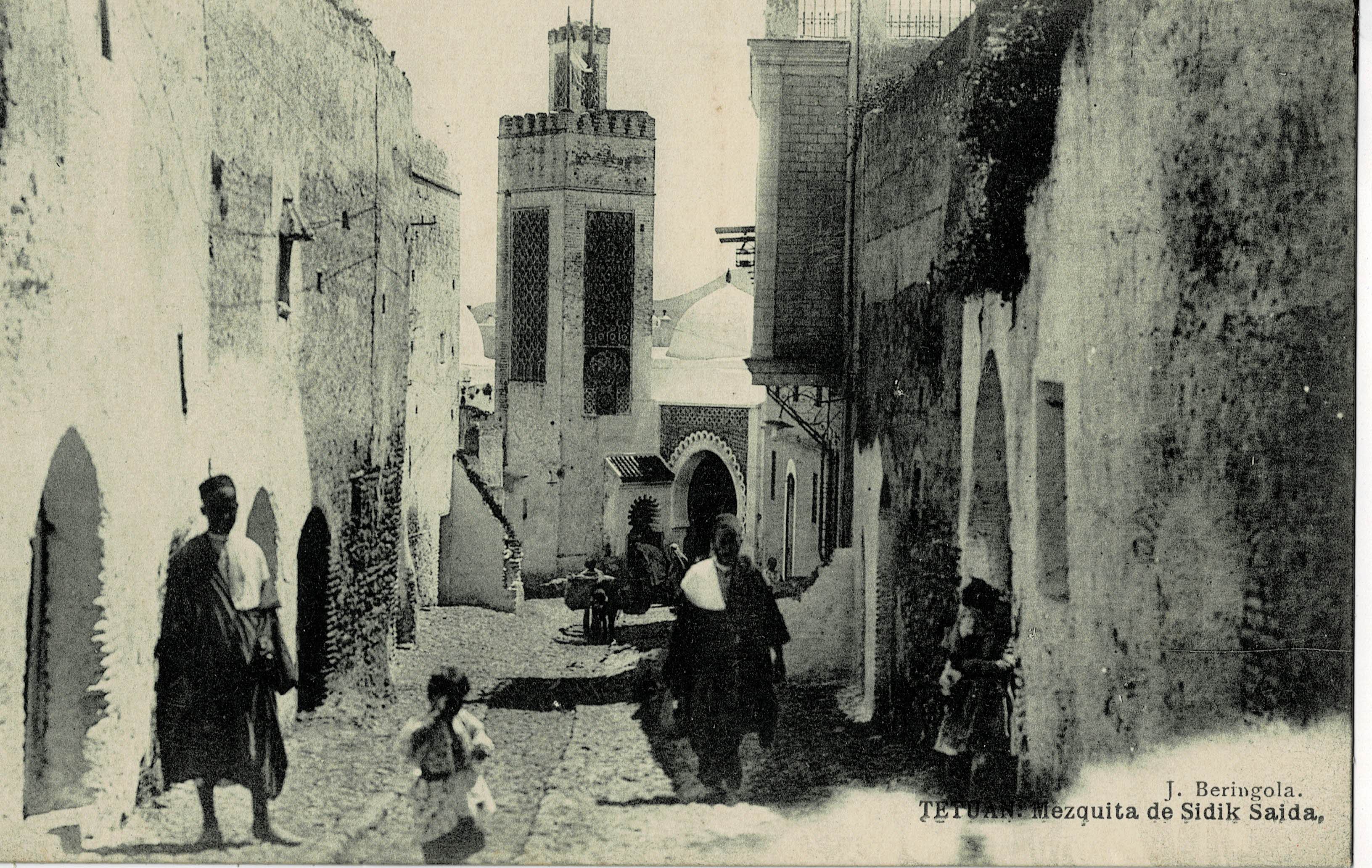 POSTAL DE TETUAN. MEZQUITA DE SIDIK SAIDA
