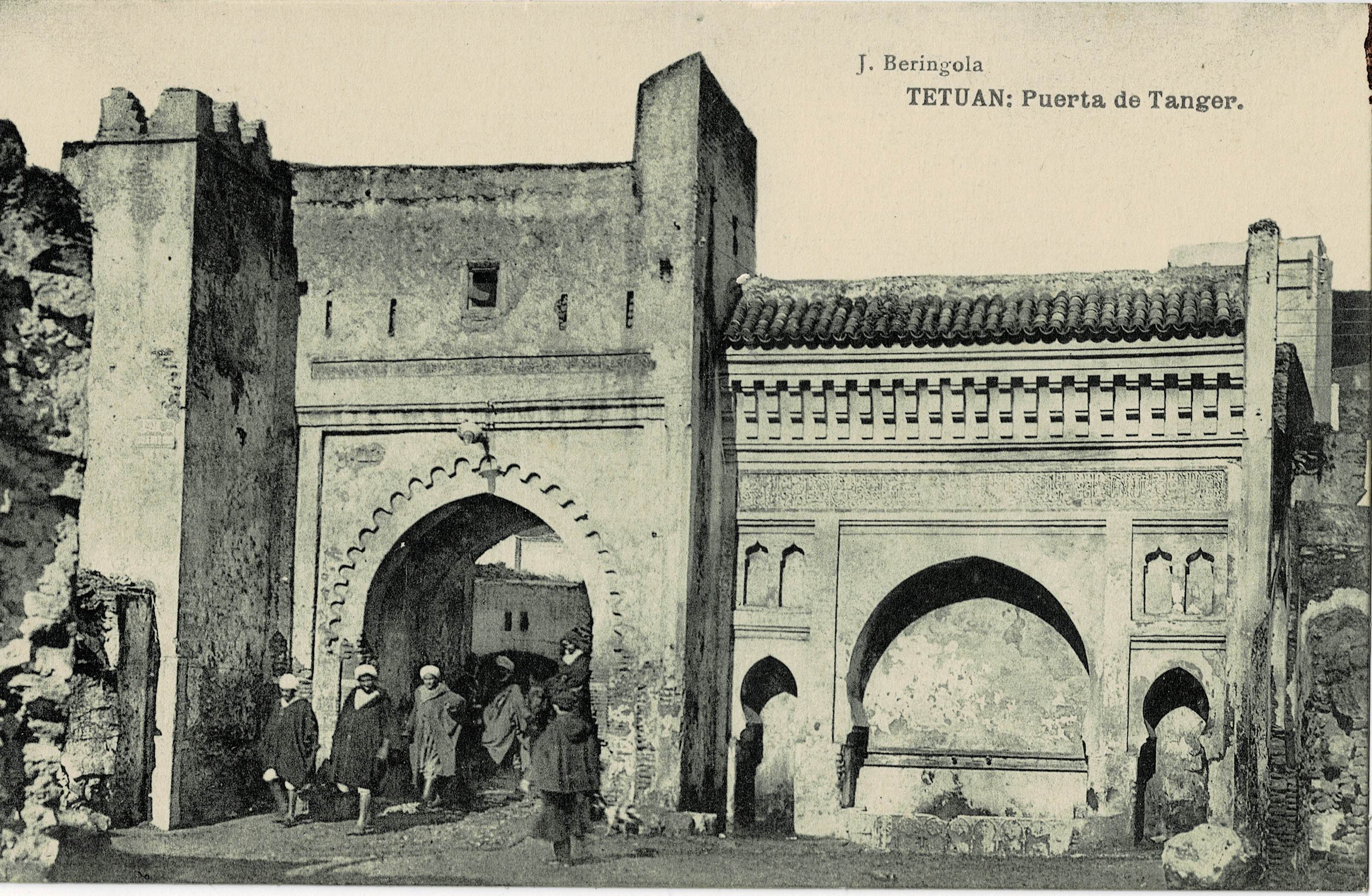 POSTAL DE TETUAN. PUERTA DE TANGER
