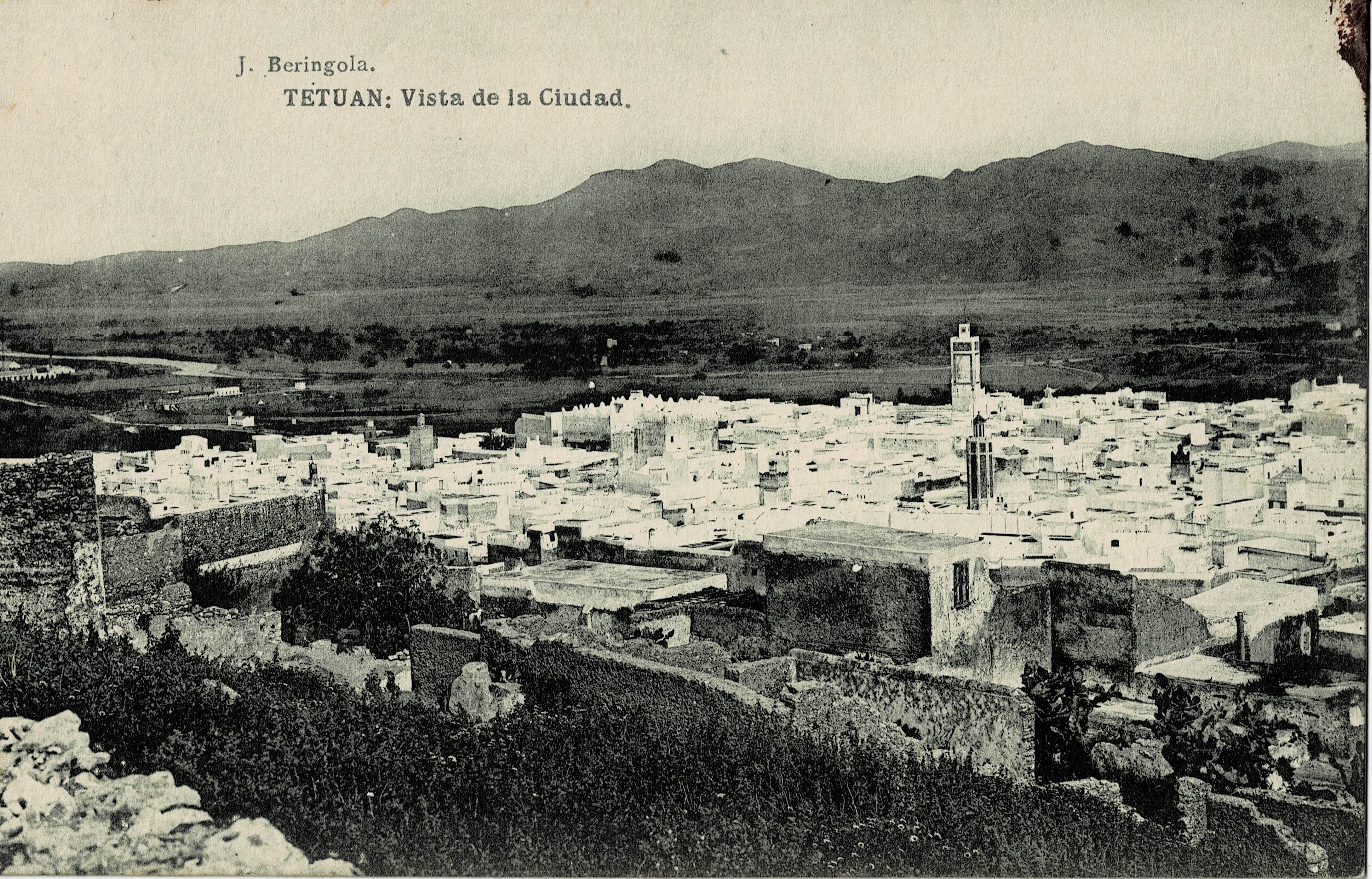 POSTAL DE TETUAN. VISTA DE LA CIUDAD
