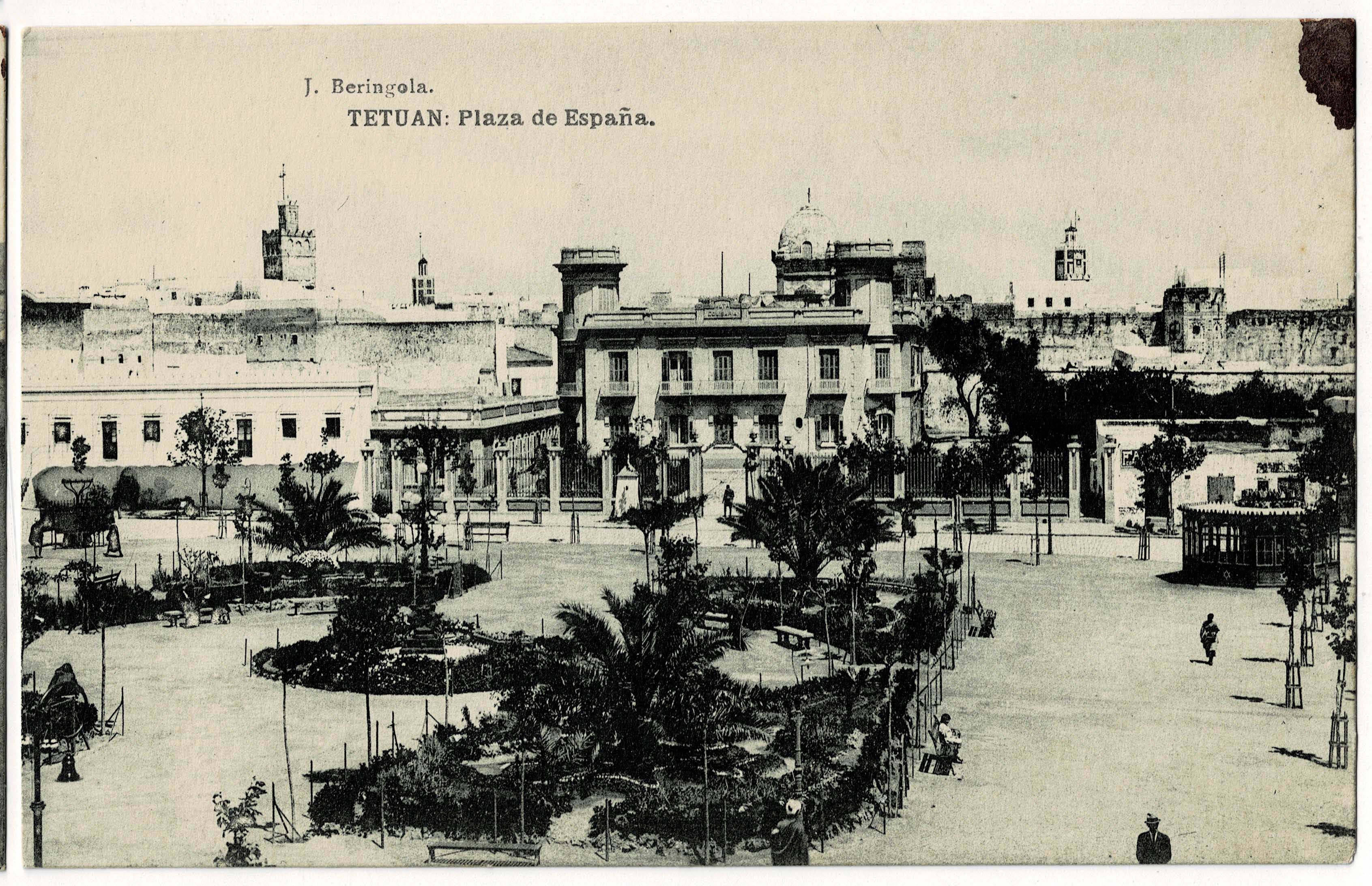 POSTAL DE TETUAN. PLAZA DE ESPAÑA
