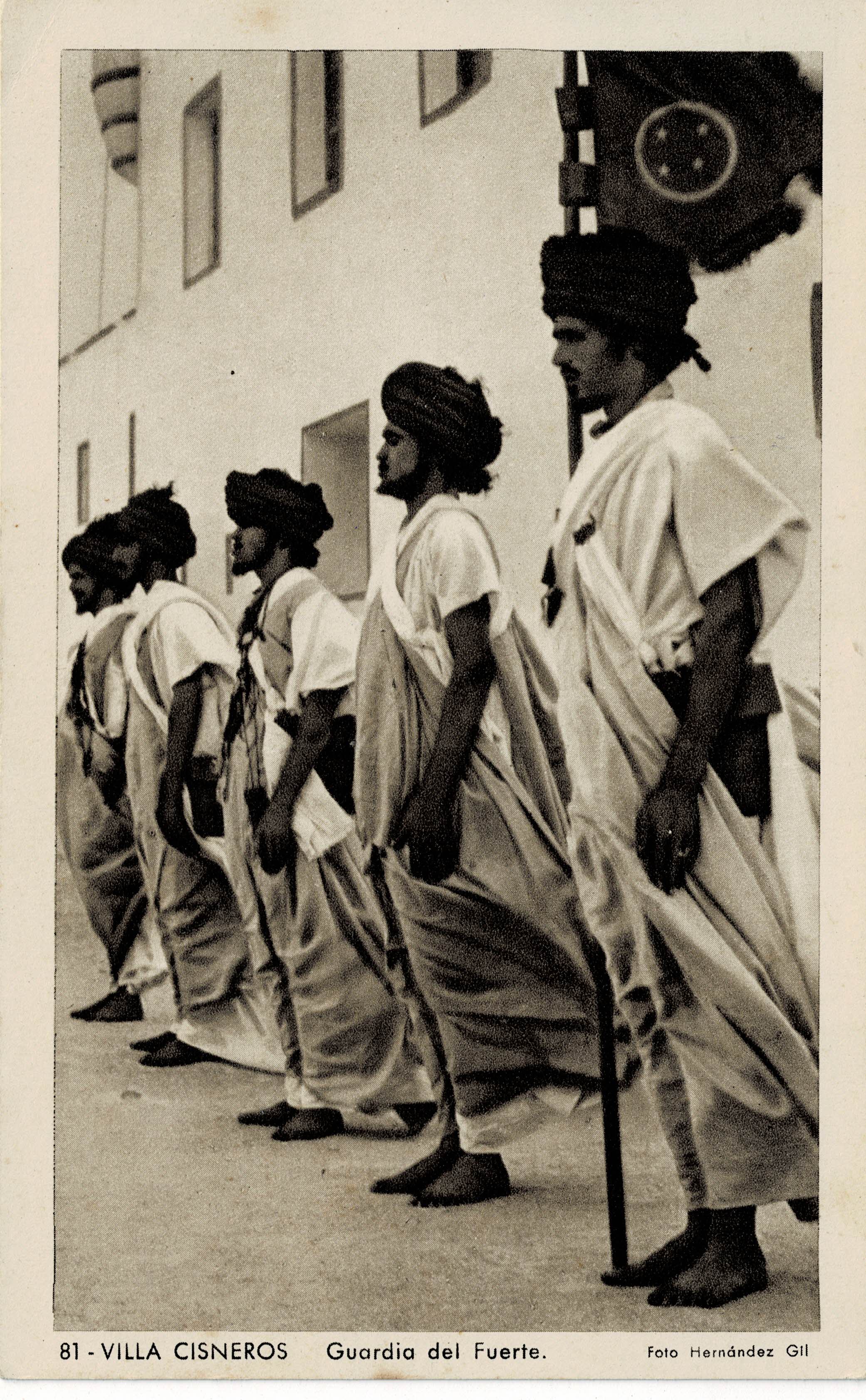 POSTAL DE VILLA CISNEROS. GUARDIA DEL FUERTE