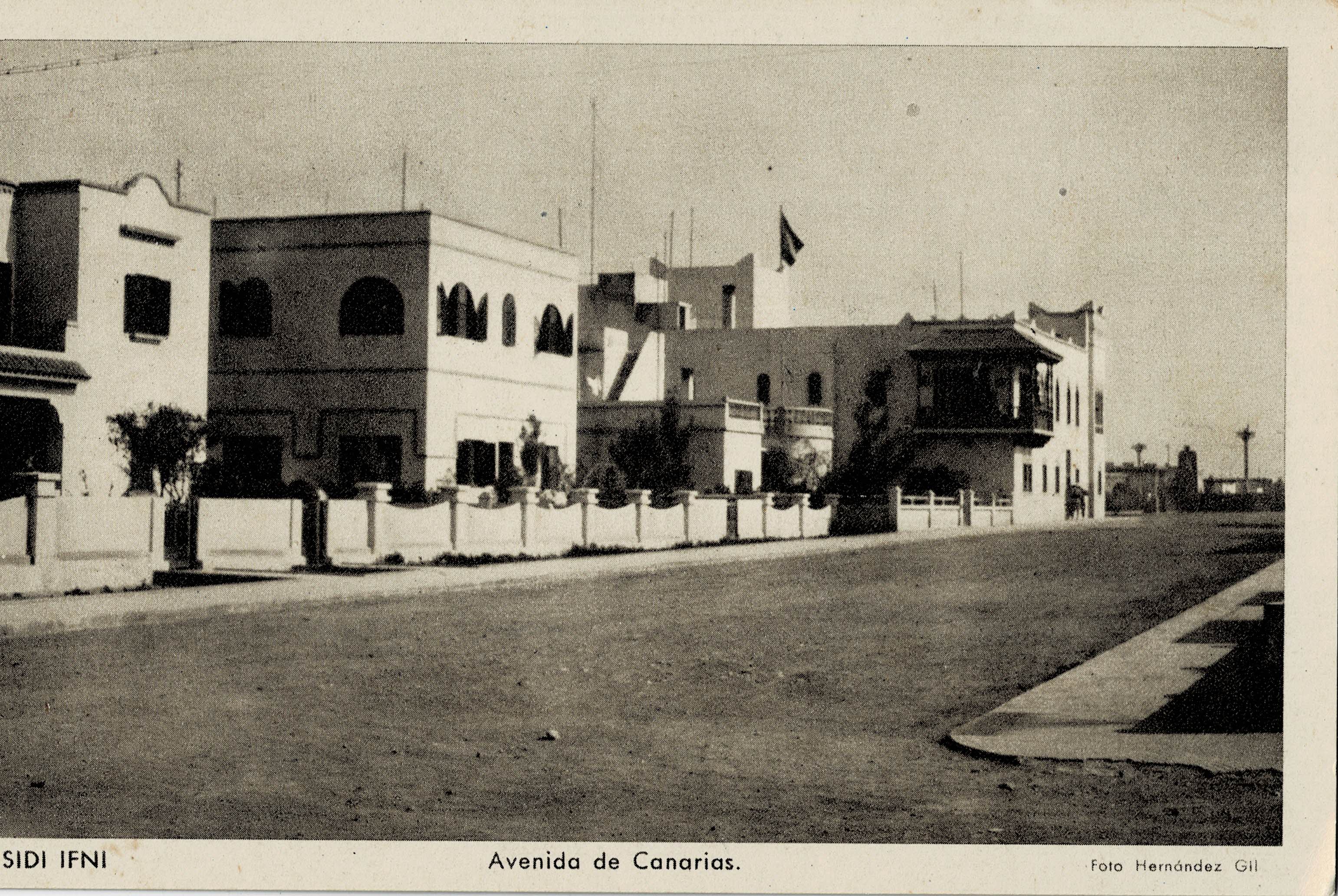 POSTAL DE SIDI IFNI. AVENIDA DE CANARIAS