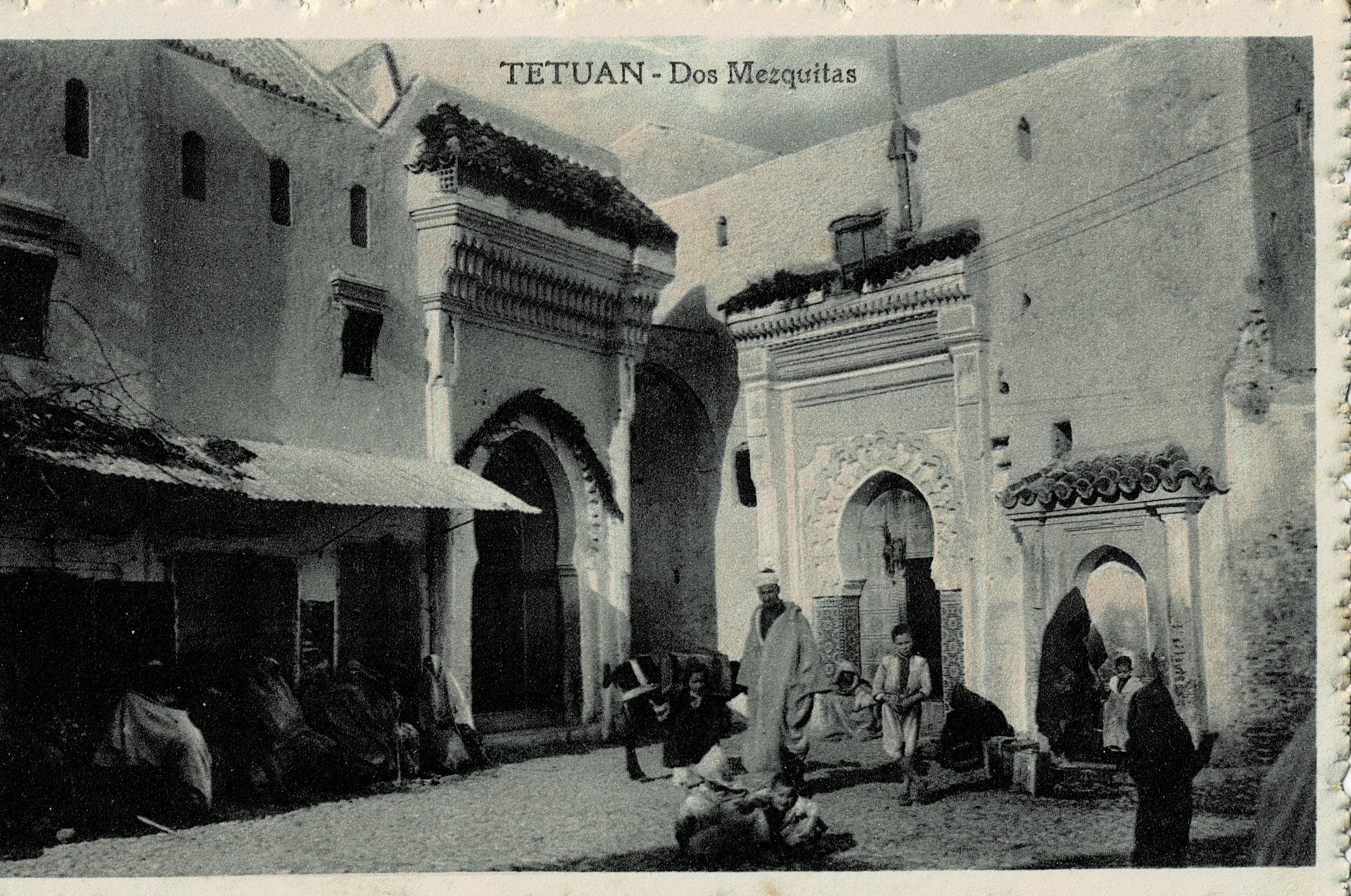 POSTAL DE TETUAN. DOS MEZQUITAS