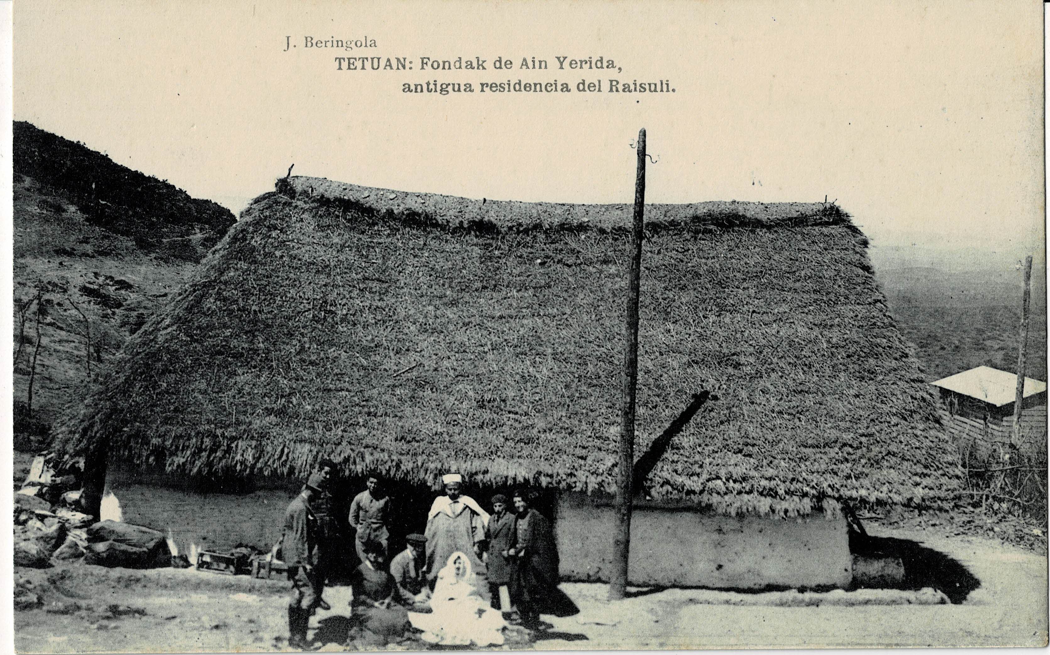 POSTAL DE TETUAN. FONDAK DE AIN YERIDA, ANTIGUA RESIDENCIA DEL RAISULI
