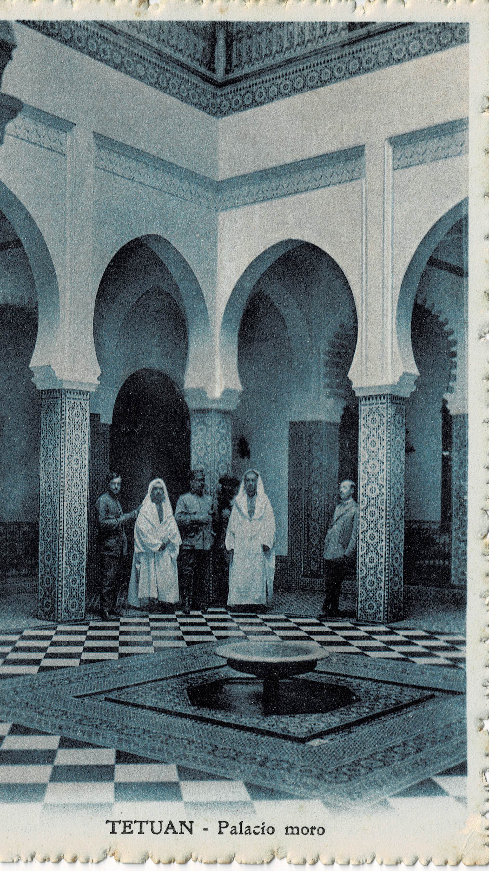 POSTAL DE TETUAN. PALACIO MORO