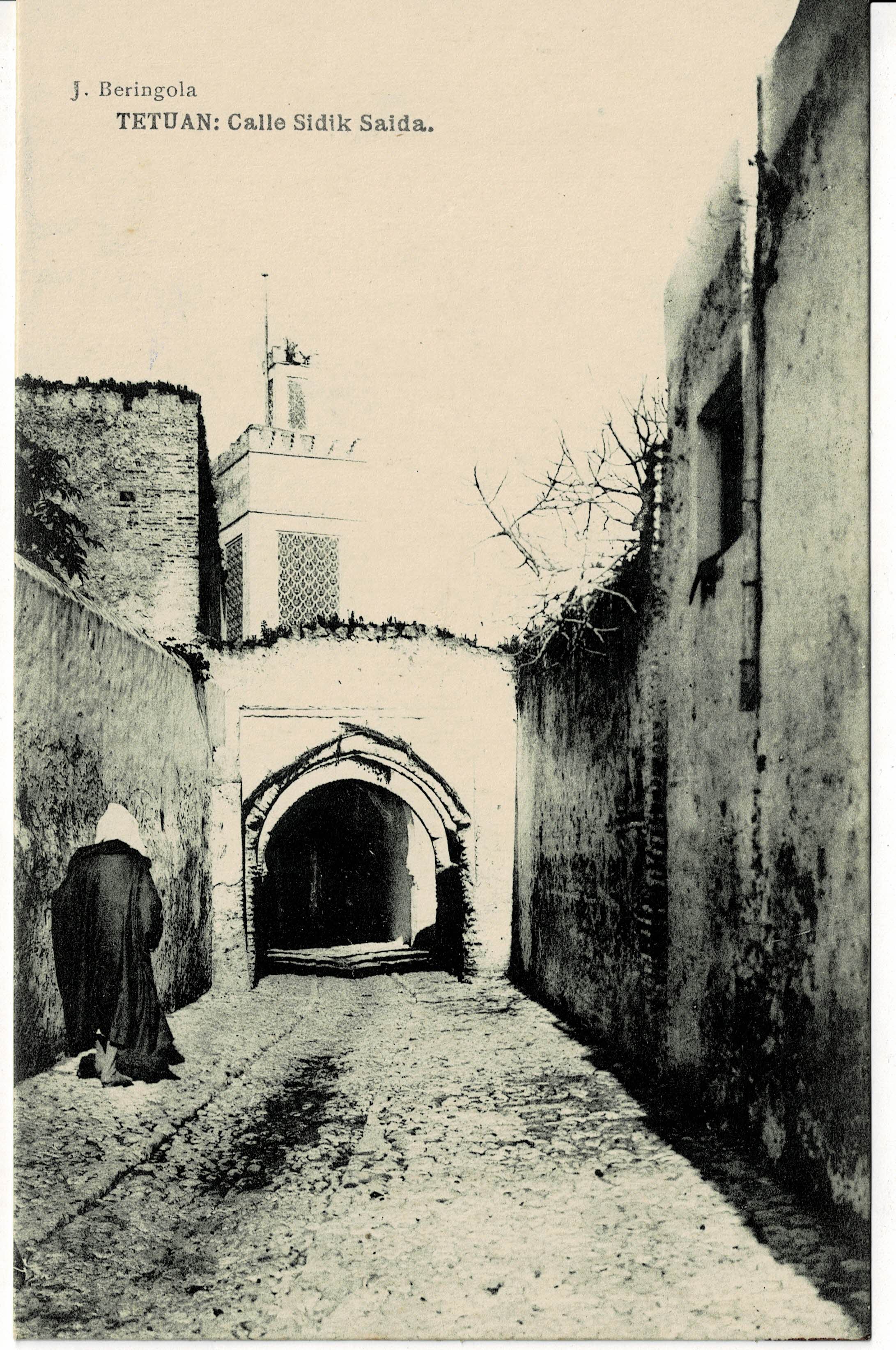 POSTAL DE TETUAN. CALLE SIDIK SAIDA