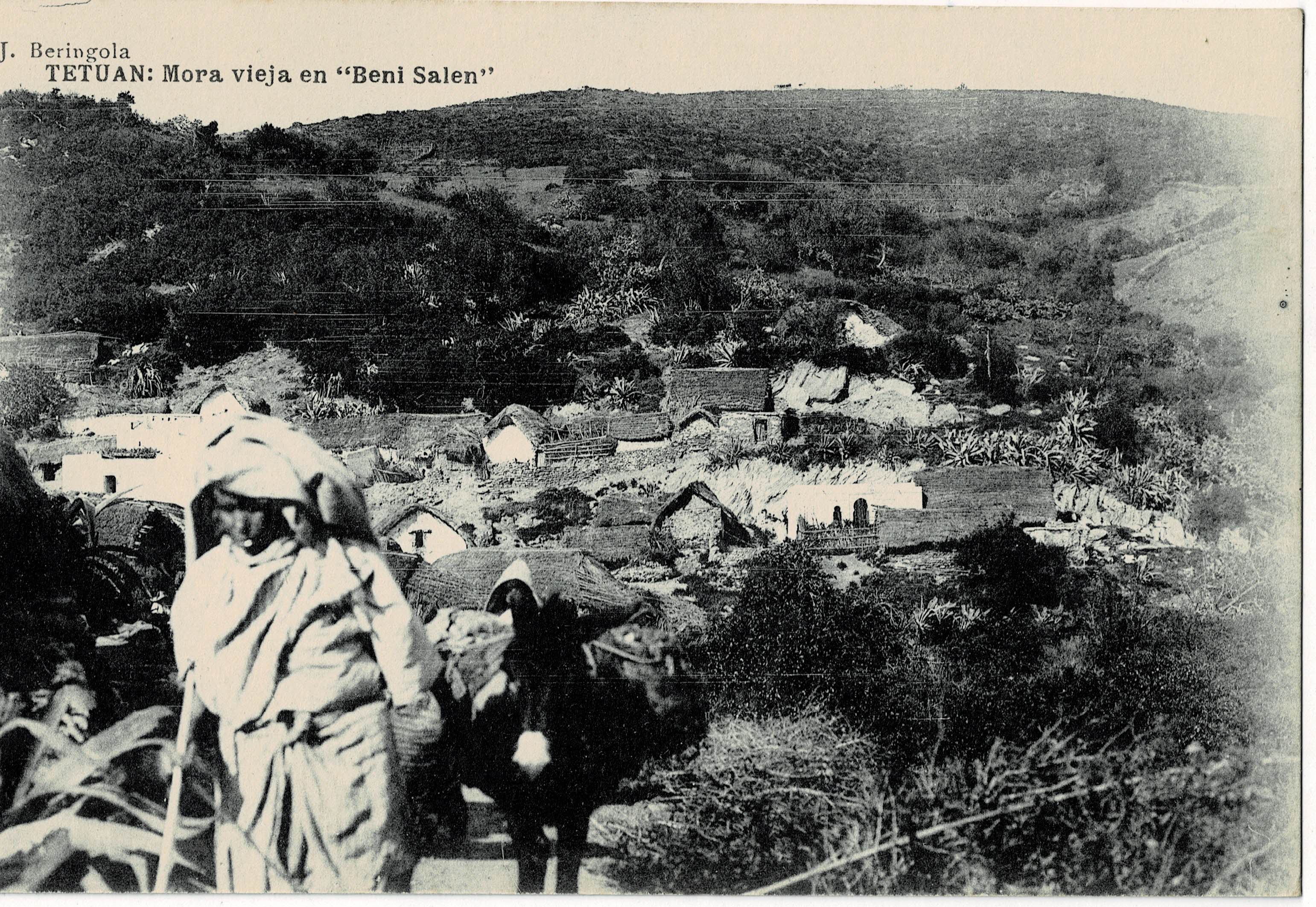 POSTAL DE TETUAN. MORA VIEJA EN BENI SALEN