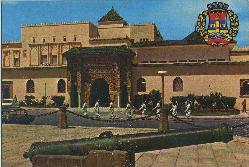 POSTAL DE RABAT. MARRUECOS. LE PALAIS ROYAL A RABAT