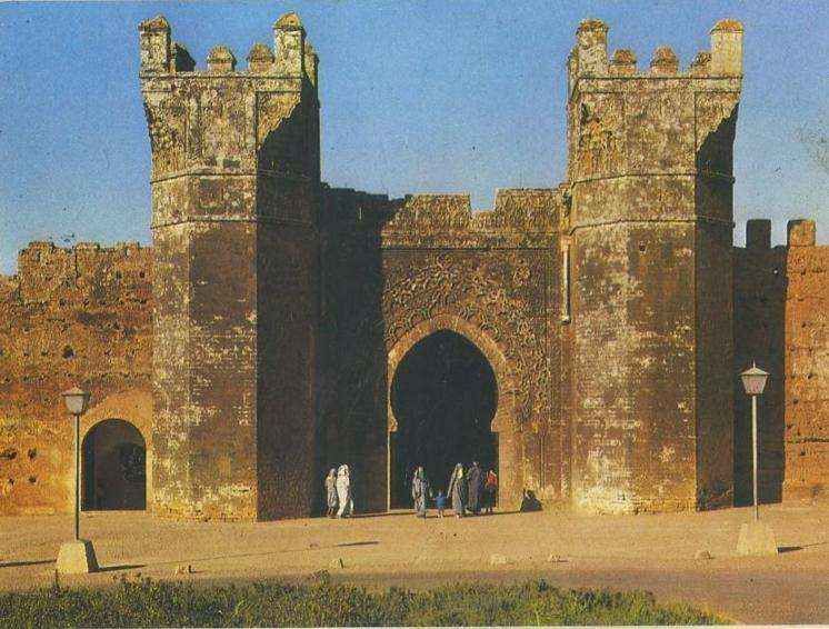 POSTAL DE RABAT. MARRUECOS. LA PORTE DE LA CHELLAH
