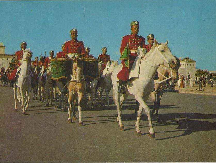 POSTAL DE CASABLANCA. MARRUECOS. GARDE ROYAL