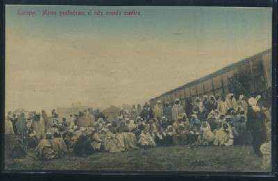 POSTAL DE MARRUECOS LARACHE Nº 33 MOROS PASANDOSEN EL RATO OYENDO CUENTOS
