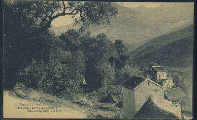 POSTAL DE MARRUECOS TETUAN EL VALLE DESDE EL MORABITO SIDI ALI RIFI