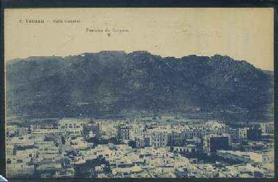 POSTAL DE MARRUECOS TETUAN Nº 2 VISTA GENERAL POSICION DE GORGUES