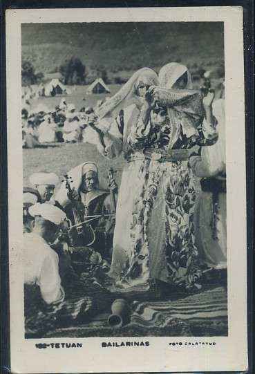 POSTAL DE MARRUECOS TETUAN BAILARINAS