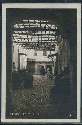 POSTAL DE MARRUECOS TETUAN Nº 48 CALLE TIPICA