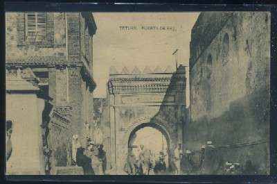 POSTAL DE MARRUECOS TETUAN PUERTA DE FEZ