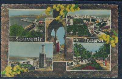 POSTAL DE MARRUECOS TANGER SOUVENIR