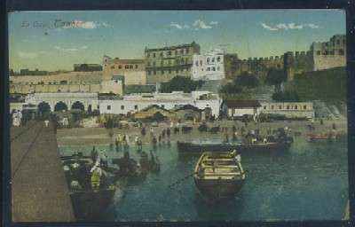 POSTAL DE MARRUECOS TANGER LE QUAI