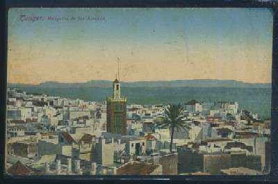 POSTAL DE MARRUECOS TANGER MEZQUITA DE LOS AISAUAS
