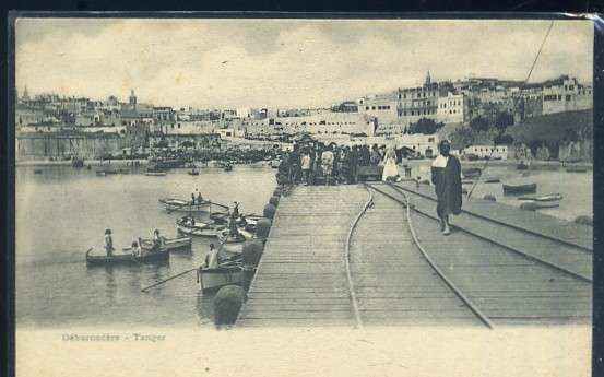 POSTAL DE MARRUECOS TANGER - DEBARCADERE