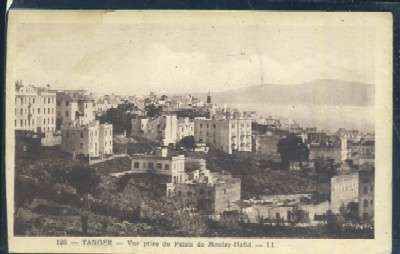 POSTAL DE MARRUECOS TANGER Nº 126 VUE PRISE DU PALAIS DE MOULAY-HAFID