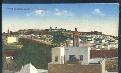 POSTAL DE MARRUECOS TANGER VISTA TOMADA DESDE LA ALCAZABA