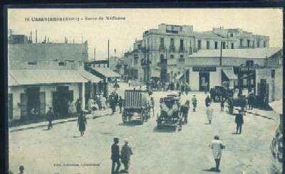 POSTAL DE MARRUECOS CASABLANCA Nº 80 ROUTE DE MEDIOUNA