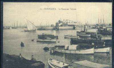 POSTAL DE MARRUECOS CASABLANCA Nº 10 LA DARSE AUX VEDETTES