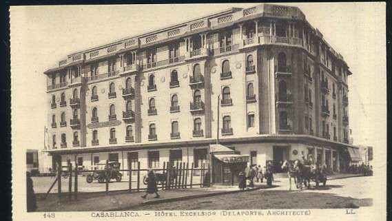 POSTAL DE MARRUECOS CASABLANCA Nº 148 HOTEL EXCELSIOR
