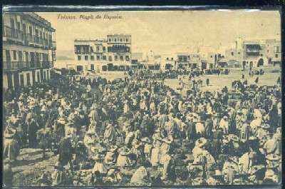 POSTAL DE MARRUECOS - TETUAN Nº 1 PLAZA DE ESPAÑA
