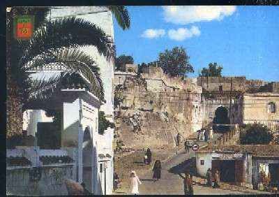 POSTAL DE MARRUECOS - TANGER ENTRADA A LA ALCAZABA. ANTIGUO CASTILLO DE YORK
