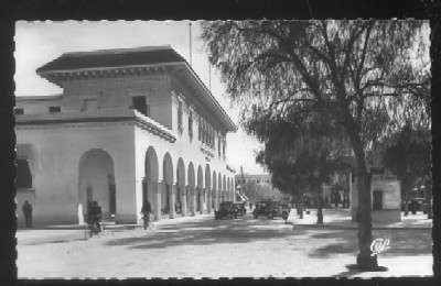 POSTAL DE MARRUECOS - OUJDA Nº 146 AVENUE DE FRANCE ET LA BANQUE D'ETAT DU MAROC