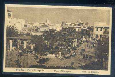 POSTAL DE MARRUECOS - TETUAN. PLAZA DE ESPAÑA
