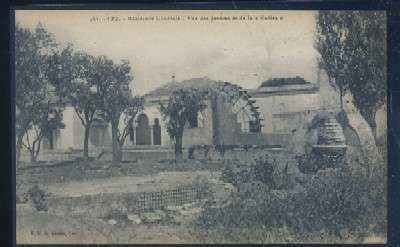 POSTAL DE MARRUECOS - FEZ. RESIDENCE GENERALE VUE DES JARDINS ET DE LA NAOIRA Nº 161