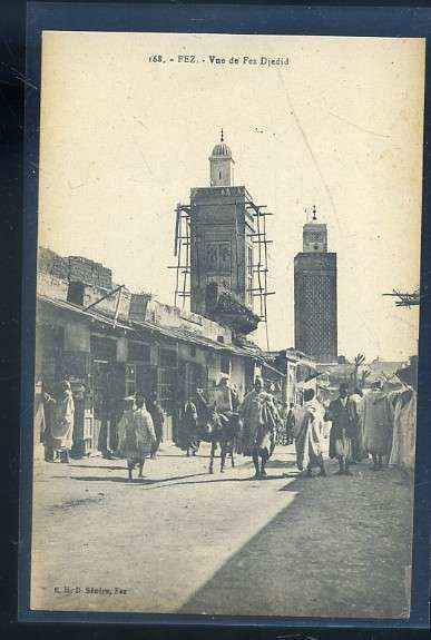 POSTAL DE MARRUECOS - FEZ. VUE DE FEZ DJEDID Nº 168