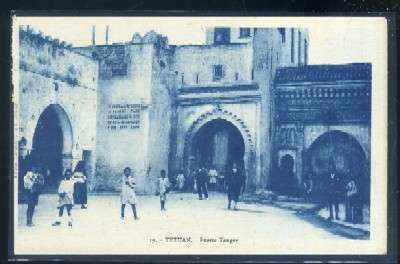 POSTAL DE MARRUECOS - TETUAN Nº 19 PUERTA TANGER