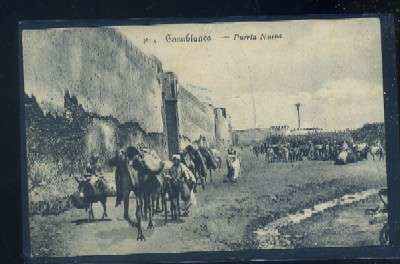 POSTAL DE MARRUECOS - CASABLANCA Nº 4 PUERTA NUEVA