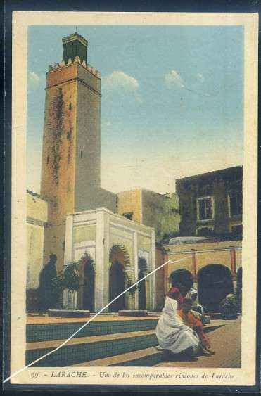 POSTAL DE MARRUECOS - LARACHE. Nº 99 UNO DE LOS INCOMPARABLES RINCONES DE LARACHE