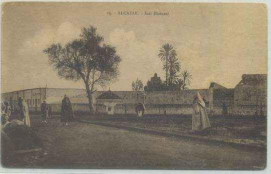 POSTAL DE MARRUECOS. ALCAZAR. SIDI MENSANI Nº 13