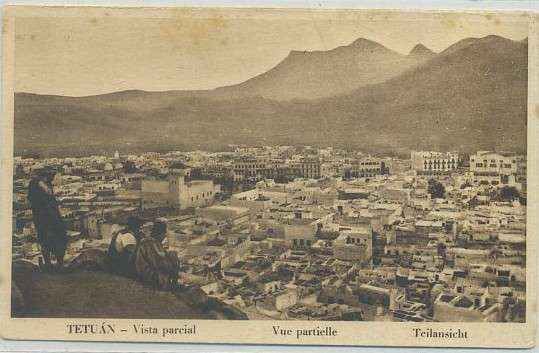 POSTAL DE MARRUECOS. TETUAN. VISTA PARCIAL