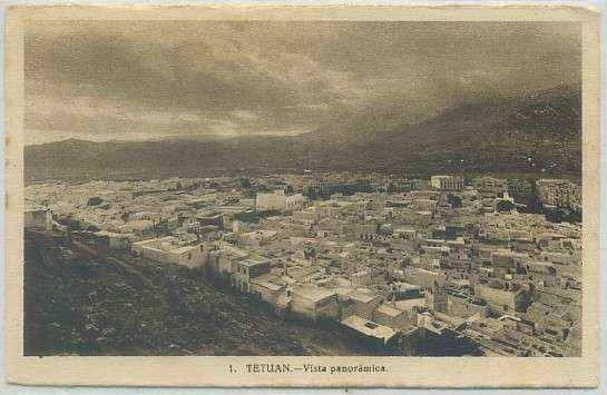 POSTAL DE MARRUECOS. TETUAN. VISTA PANORAMICA