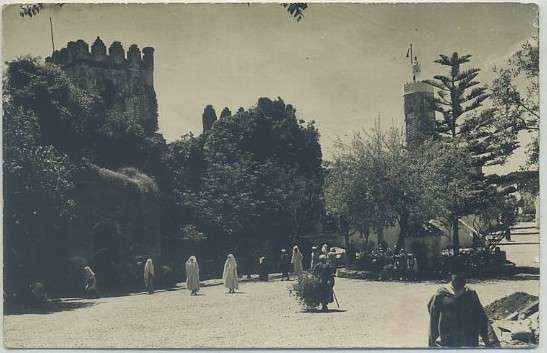 POSTAL DE MARRUECOS. XAUEN. PLAZA DE UJTAHAMAN