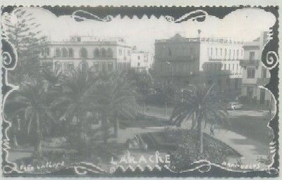 POSTAL DE MARRUECOS. LARACHE. PLAZA DE ESPAÑA