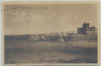 POSTAL DE MARRUECOS. VISTA DEL CAMPAMENTO DE LA RESTINGA