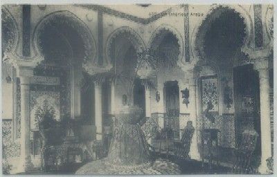 POSTAL DE MARRUECOS. UN INTERIEUR ARABE